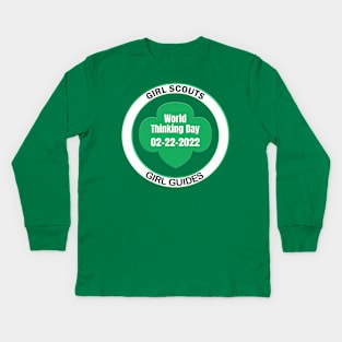 Girl Scouts/Girl Guides World Thinking Day 02-22-2022 Kids Long Sleeve T-Shirt